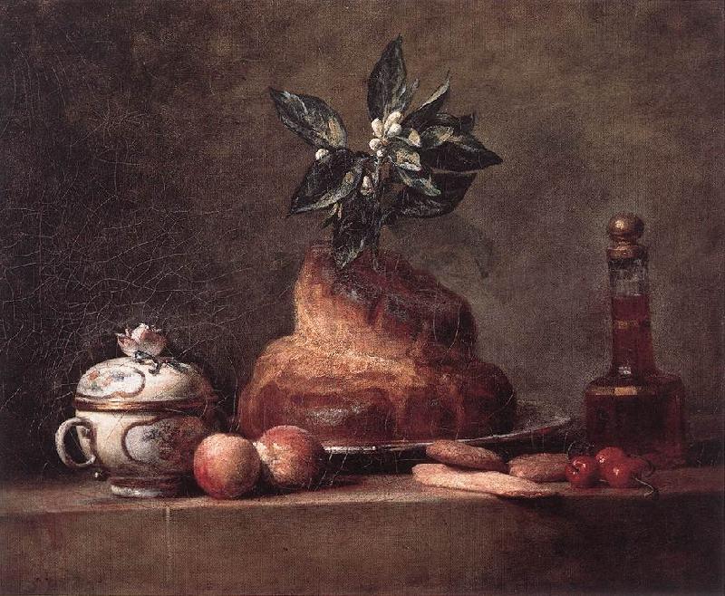 jean-Baptiste-Simeon Chardin La Brioche